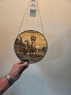 Vintage Glas in Lood Hanger Zeilschepen, Ophalen of Verzenden