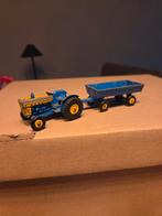 Vintage Ford Tractor met Aanhangwagen matchbox nr 39 en nr40, Gebruikt, Ophalen, Overige merken, Groter dan 1:32