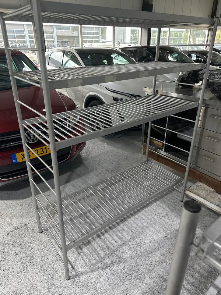 Aluminium Stelling Koelcel/Vriescel - 2 Maten, Huis en Inrichting, Kasten | Stellingkasten, Gebruikt, Ophalen