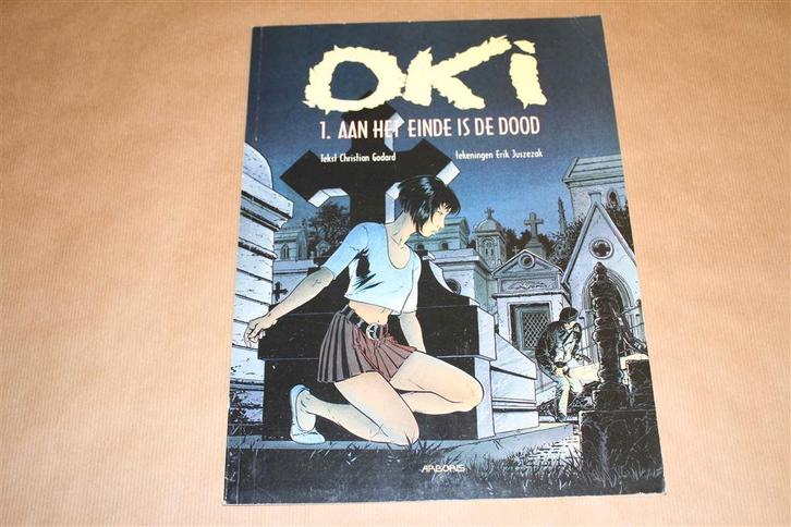 Aan het einde is de dood. Oki 1., Boeken, Stripboeken, Gelezen, Eén stripboek, Ophalen of Verzenden