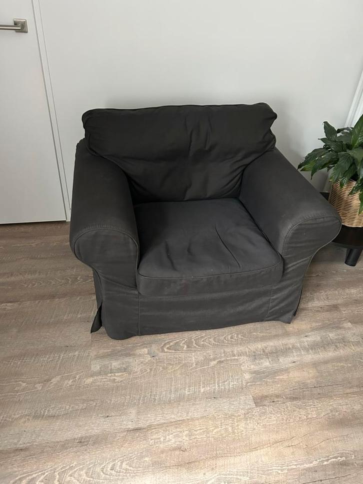 Ikea Ektorp fauteuil, Huis en Inrichting, Fauteuils, Zo goed als nieuw, 75 tot 100 cm, Ophalen