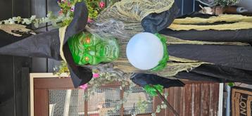 Halloween animatronic heks  beschikbaar voor biedingen