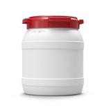 DRUM CURTEC 7015 15L WHITE/RED HANDLES, Dieren en Toebehoren, Ophalen