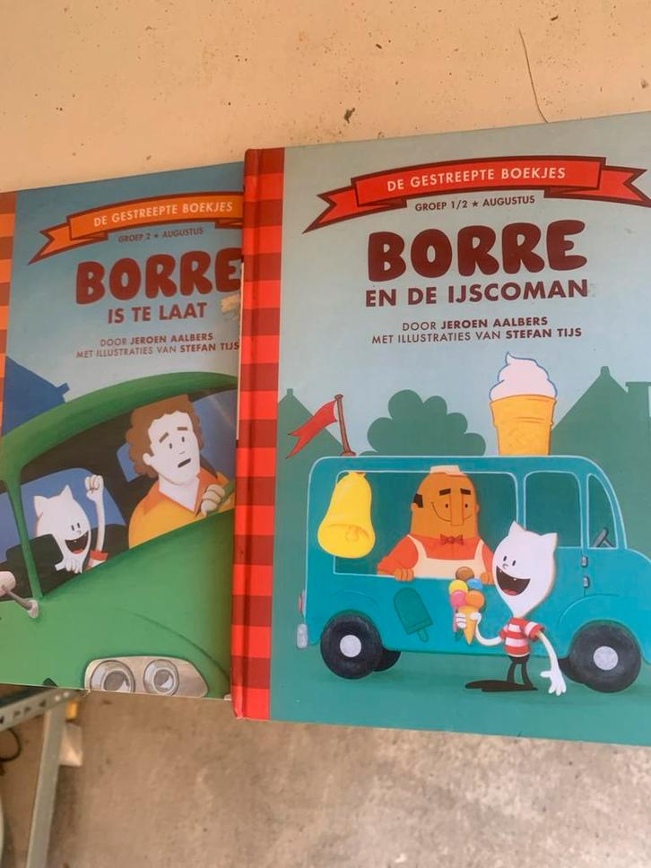 Borre boeken set: Borre is te laat & Borre en de ijscoman, Boeken, Kinderboeken | Jeugd | onder 10 jaar, Gelezen, Fictie algemeen