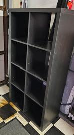 2x Ikea Kallax 2x4 kast zwart, Ophalen, 50 tot 100 cm, Zo goed als nieuw, Minder dan 100 cm