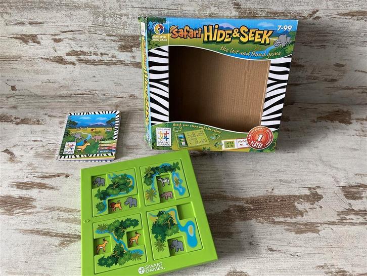 Safari hide & seek smart games [s248], Hobby en Vrije tijd, Gezelschapsspellen | Bordspellen, Zo goed als nieuw, Ophalen of Verzenden