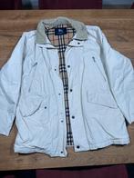 Burberry jas, Kleding | Heren, Jassen | Winter, Maat 52/54 (L), Wit, Ophalen of Verzenden, Zo goed als nieuw