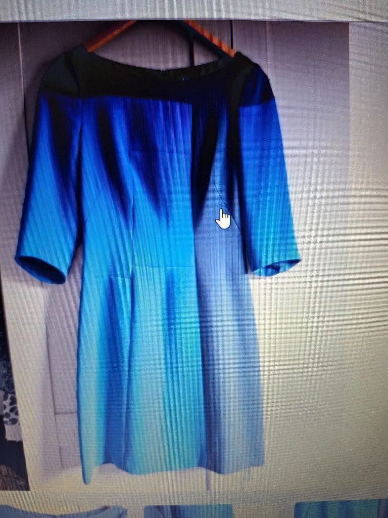 Jurk (Le Pep), Maat 38/40 (M), Blauw, Ophalen of Verzenden, Zo goed als nieuw