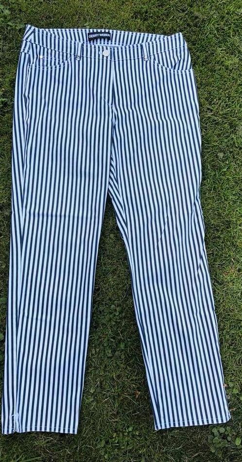 Gerry Weber broek maat 40, Kleding | Dames, Broeken en Pantalons, Nieuw, Maat 38/40 (M), Blauw, Lang, Verzenden
