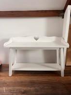 Leuk meiden tafeltje, Huis en Inrichting, Tafels | Sidetables, Ophalen, 100 tot 150 cm, Zo goed als nieuw, Grenenhout