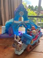 Little People Frozen kasteel + poppetjes + GRATIS SLEE, Ophalen, Gebruikt, Speelset, Met geluid