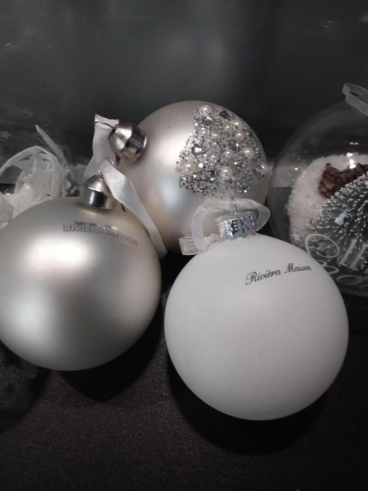 Riviera maison kerstballen, Diversen, Kerst, Gebruikt, Ophalen