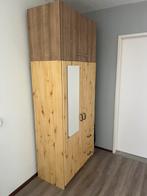 Houte kledingkast, Huis en Inrichting, Kasten | Kledingkasten, Ophalen, Gebruikt, 50 tot 75 cm, 150 tot 200 cm