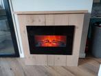 Elektrische sfeerhaard met ombouw - Harderwijk, Huis en Inrichting, Haarden, Ophalen, Gebruikt, Vrijstaande haard, Elektrische haard