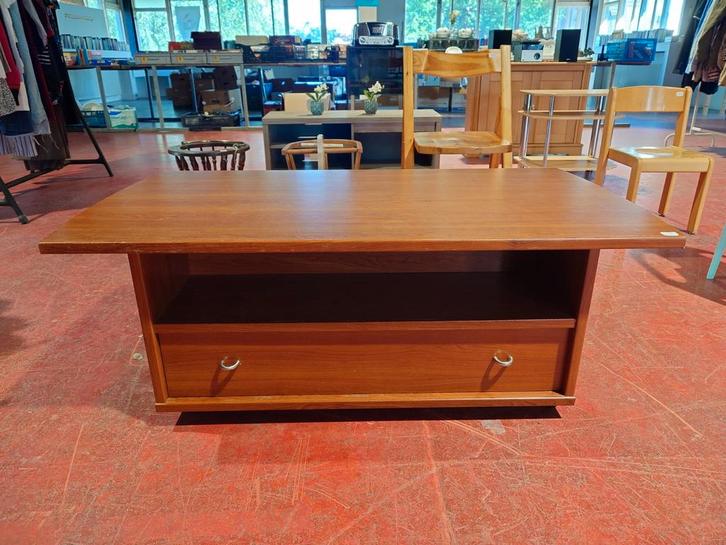 Salontafel, Huis en Inrichting, Tafels | Salontafels, Gebruikt, Minder dan 50 cm, 50 tot 100 cm, 50 tot 100 cm, Rechthoekig, Ophalen