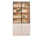 Wandkast Virgil zandlkleur 220x110x40 cm, Huis en Inrichting, Kasten | Vitrinekasten, Ophalen, Met deur(en), 100 tot 150 cm, 200 cm of meer