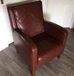 Leren fauteul, Huis en Inrichting, Fauteuils, Ophalen, Zo goed als nieuw, 50 tot 75 cm, Leer