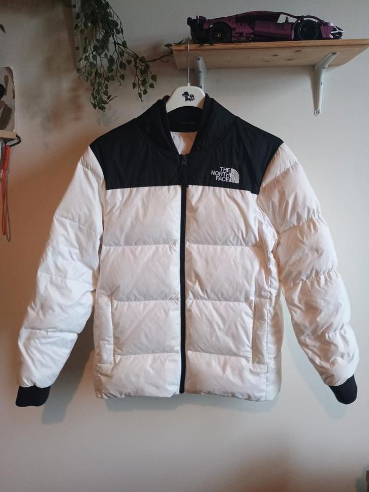 The North Face Puffer Jas, Kleding | Heren, Jassen | Winter, Zo goed als nieuw, Maat 48/50 (M), Wit, Ophalen of Verzenden
