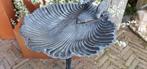 VOGELDRINKSCHAAL IN SCHELPVORM / GIETIJZER, Huis en tuin decoratie Marie, Nieuw, Info@huisentuindecoratiemarie.nl, Peize