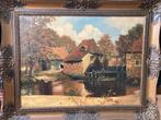 olieschilderij Watermolen van Haaksbergen, Ophalen