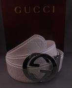Gucci dames riem - wit - zilveren gesp - NIEUW, Kleding | Dames, Riemen en Ceinturen, Nieuw, Gucci, 3 tot 5 cm, Wit