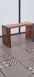 Olijfhouten bankje met epoxy, Ophalen of Verzenden