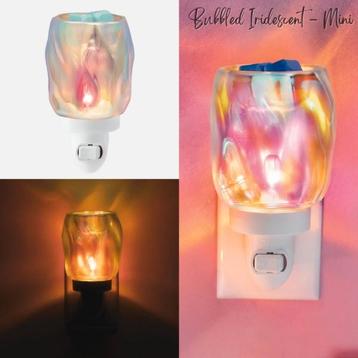 Te koop Scentsy mini warmer Bubbled Iridescent NIEUW €15 beschikbaar voor biedingen