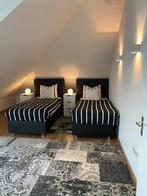 2x Eenpersoonsbed 90/200, 90 cm, Eenpersoons, Wit, Ophalen of Verzenden