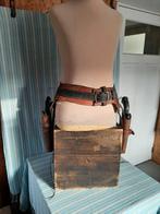 Vintage dubbele leren western holster., Ophalen of Verzenden, Landmacht