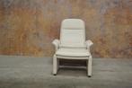 ZGANieuw! witte leren De Sede DS 50 design relaxfauteuil, Ophalen, Design, Zo goed als nieuw, 75 tot 100 cm