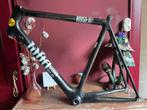 Carbon raceframe met werk, Rose, maat xl, Zwart., Overige merken, Frame, Gebruikt, Racefiets