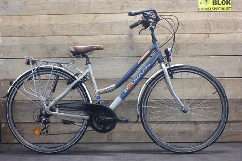 Pelikaan Voyager dames sportfiets 21v blauw met garantie, Fietsen en Brommers, Fietsen | Dames | Sportfietsen en Toerfietsen, Gebruikt