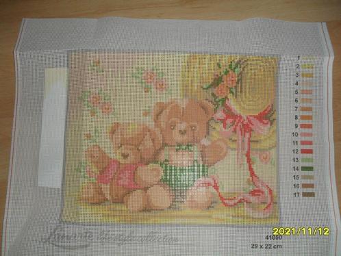 NIEUW Voorbedrukt stramien Beren Lanarte. Verkoop ook DMC, Hobby en Vrije tijd, Borduren en Borduurmachines, Nieuw, Onderdeel of Toebehoren