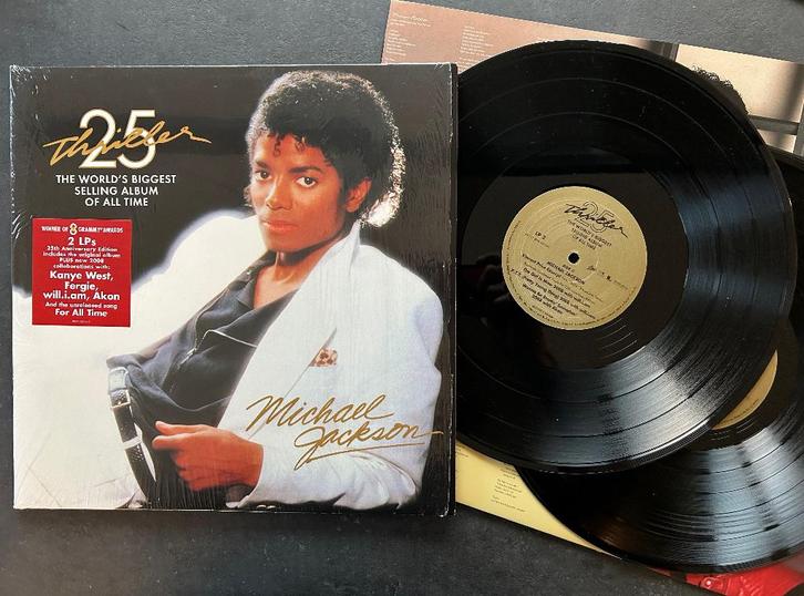 MICHAEL JACKSON - Thriller: 25 ( 2LP set; MINT ), Cd's en Dvd's, Vinyl | Pop, Zo goed als nieuw, 1980 tot 2000, 12 inch, Ophalen of Verzenden