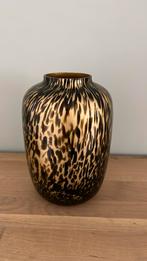 Cheetah vaas xl, Huis en Inrichting, Overige kleuren, Ophalen of Verzenden, Minder dan 50 cm, Glas