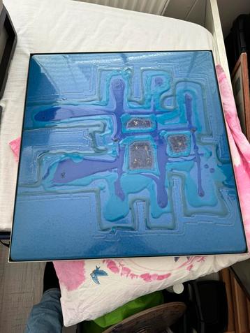 Geëmailleerd schilderij Rudy Luijting. beschikbaar voor biedingen