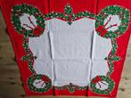 Kerst tafelkleden, set met loper -  Retro, Ophalen of Verzenden, Gebruikt