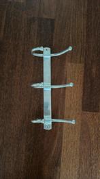 Kapstok kleur zilver 3 haken, Wandkapstok, Ophalen of Verzenden, Zo goed als nieuw, Minder dan 100 cm