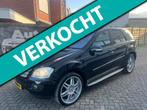 Mercedes-Benz M-klasse 500 VOL LEER DAK AUT ECC 19INC ZWART, Automaat, Gebruikt, 8 cilinders, Zwart