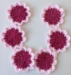 Gondas Creaties Bloemen Retro wandhanger glitter roze, Ophalen of Verzenden, Nieuw