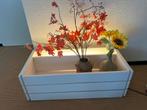 Plantenbak met verlichting, Tuin en Terras, Bloembakken en Plantenbakken, Ophalen, 100 cm of meer, Rechthoekig, Hout