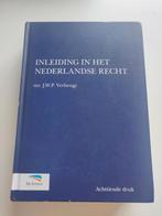 Inleiding in het Nederlands recht, Boeken, Gelezen, Ophalen of Verzenden, WO, Alpha