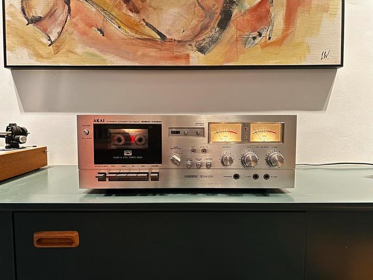 Akai GXC-709D Cassettedeck - Nieuwstaat - GX Koppen, Audio, Tv en Foto, Cassettedecks, Enkel, Akai, Tape counter, Ophalen of Verzenden