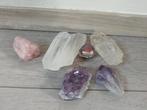 Kristallen en Stenen Set - Rozenkwarts, Amethist, Agaat, Sieraden, Tassen en Uiterlijk, Edelstenen, Ophalen of Verzenden, Nieuw
