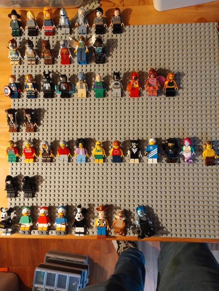 Grote partij Lego Minifiguren + Onderdelen, Kinderen en Baby's, Speelgoed | Duplo en Lego, Gebruikt, Lego, Losse stenen, Ophalen of Verzenden