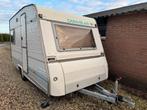 Caravan - Caravelair 360DD Deluxe, Caravans en Kamperen, Standaardzit, 75 kg, Dwarsbed, Particulier