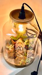 New Homemade Terrarium / Plantarrangement, Ophalen, Vetplant, Halfschaduw, In pot