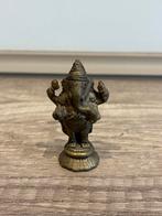 Antieke Bronzen Ganesha Sculptuur, Ophalen of Verzenden, Brons