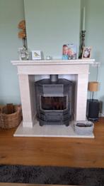 Natuurstenen Schouw (zonder kachel), Huis en Inrichting, Haarden, Ophalen, Gebruikt, Vrijstaande haard, Houthaard