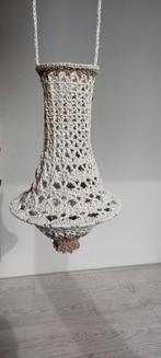 Gehaakte Lampion - Handgemaakt, Huis en Inrichting, Lampen | Hanglampen, Nieuw, Bohemian, Ophalen of Verzenden, Stof
